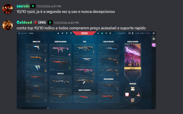 Print de feedback de cliente no Discord (11)