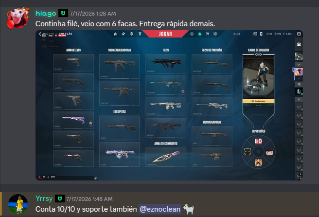 Print de feedback de cliente no Discord (14)