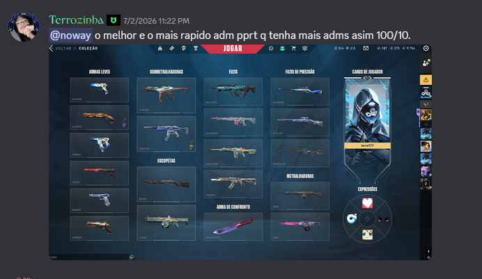 Print de feedback de cliente no Discord (24)