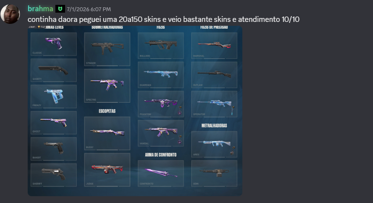 Print de feedback de cliente no Discord (26)