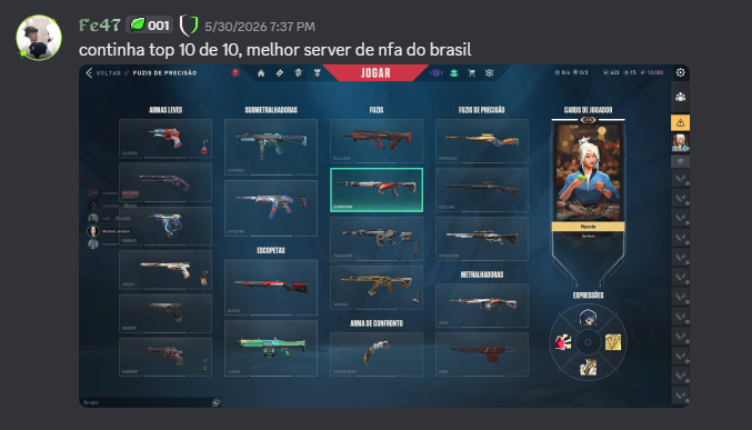 Print de feedback de cliente no Discord (35)