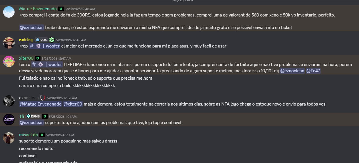 Print de feedback de cliente no Discord (36)